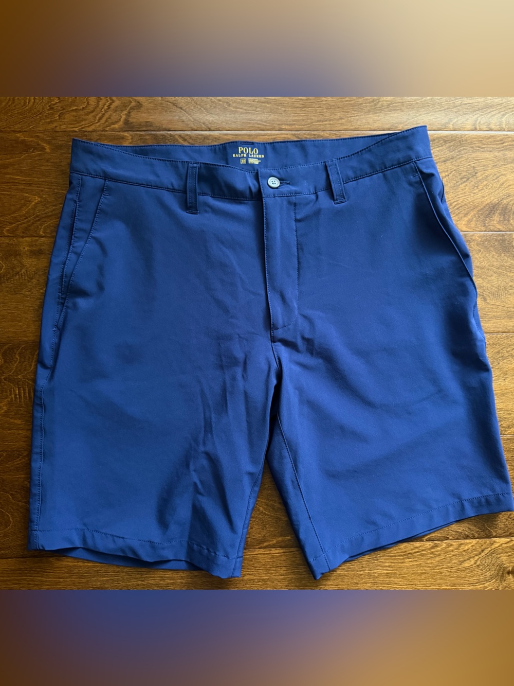 Polo Ralph Lauren Performance Golf Mens Navy Shorts Sz 32 (measures 34) READ!